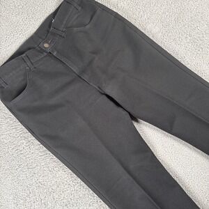 Vintage Levi's Boot Cut Dacron Polyester Pants Men's 38x32 Black USA